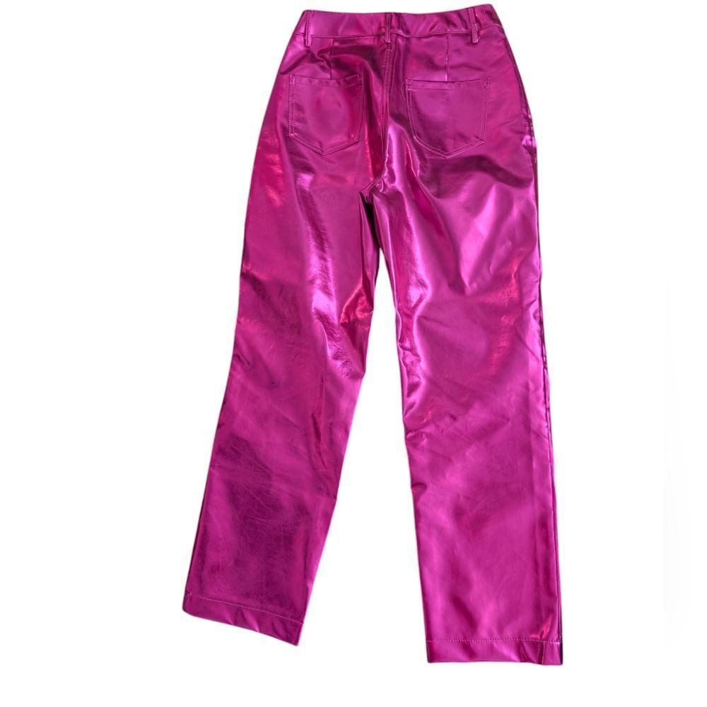 AmyLynn Metallic Hot Pink Women's Pants Small NWT - Picture 5 of 12
